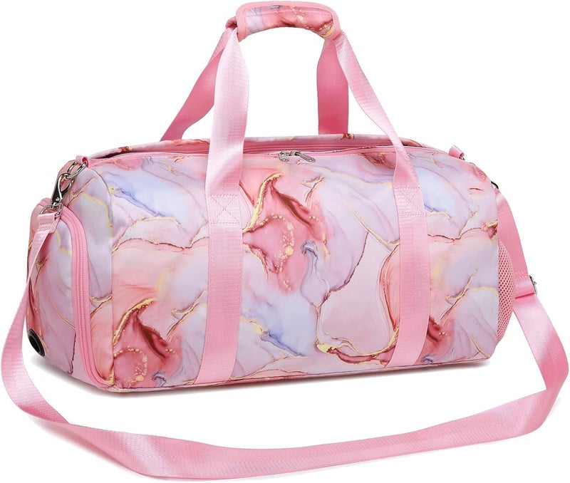 Jumpopack Store Dance Bag for Girls Teens Gym Gymnastic Bags Travel Bags for Weekender Sleepover Overnight Bag with Shoe Compartment and Wet Pocket - Image 1